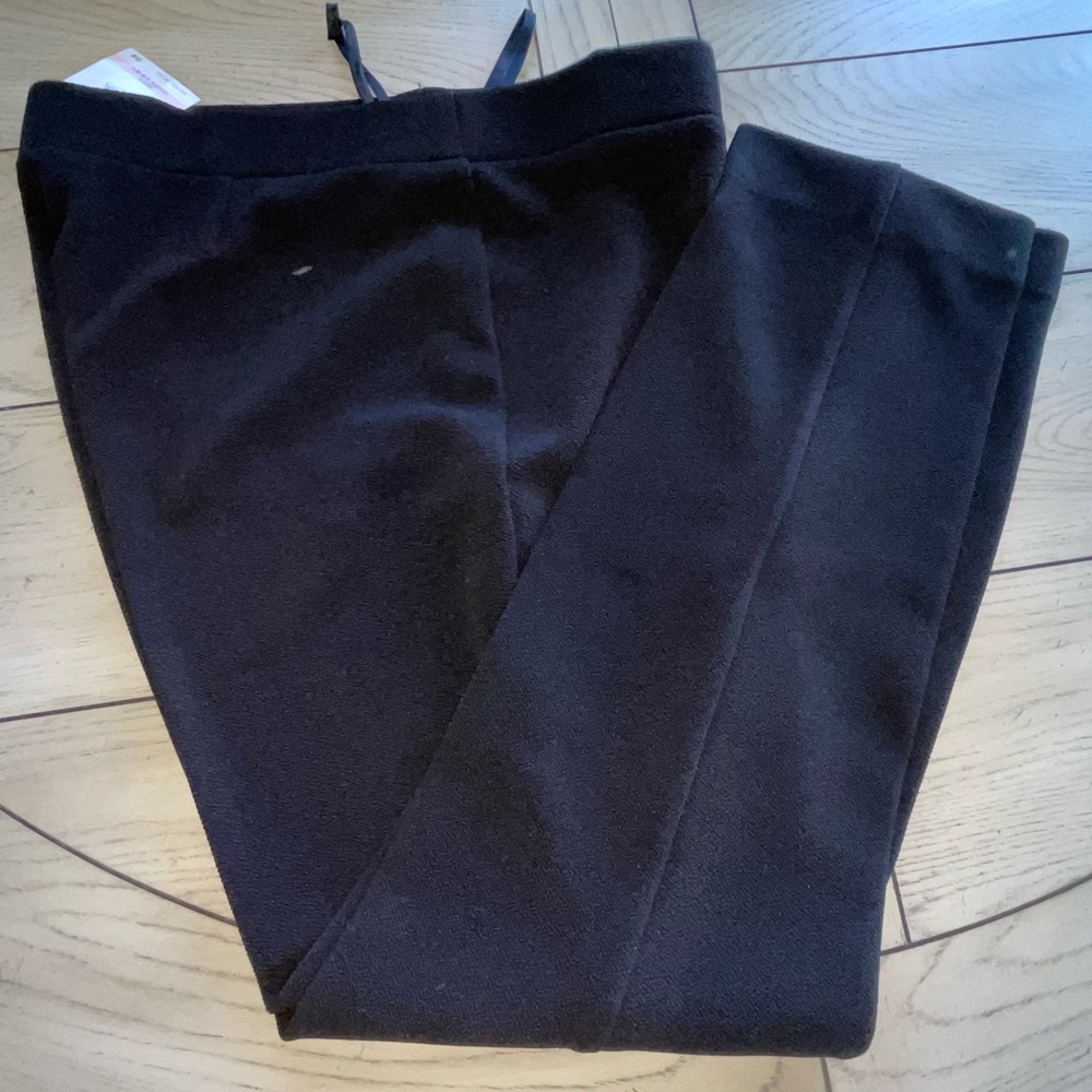 Kasper Women’s Pull-on Black Dress Crinkle Trousers Size Large